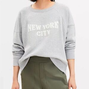Lou & Grey New York City Grey Sweatshirt Size Small